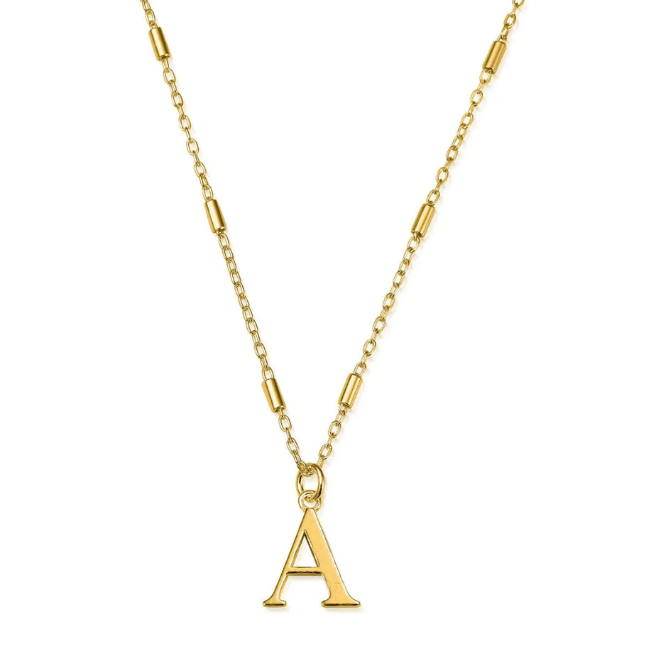ChloBo Gold Iconic Initial Necklace - A