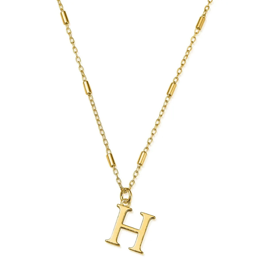 ChloBo Gold Initial H Necklace
