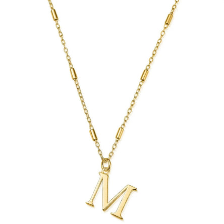ChloBo Gold Initial M Necklace