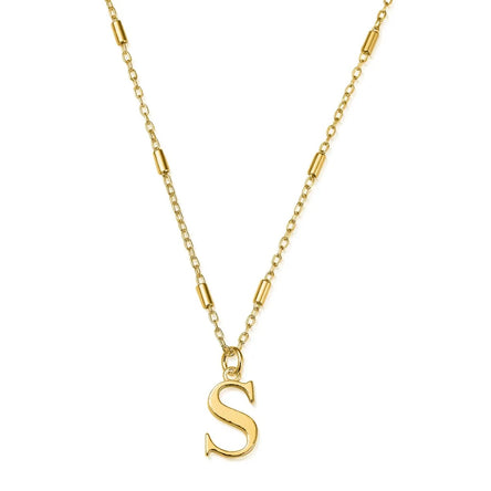 ChloBo Gold Initial S Necklace