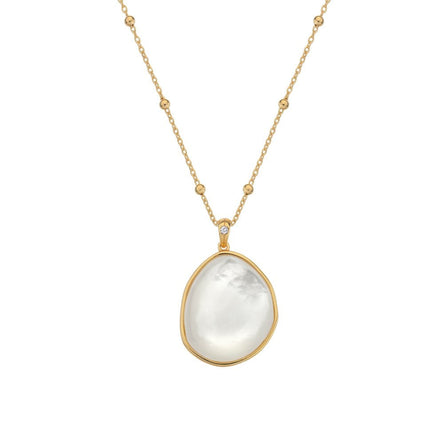 Hot Diamonds X Golden Edit Calm Mother Of Pearl Pendant