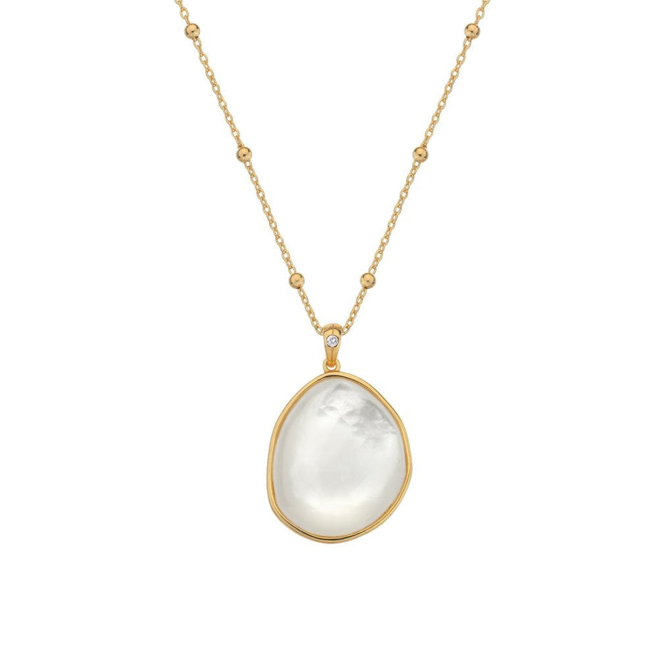 Hot Diamonds X Golden Edit Calm Mother Of Pearl Pendant