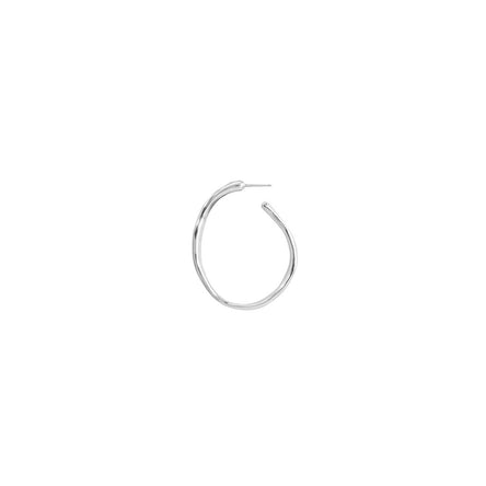 UNO de 50 Silver Tone Hoop Earrings
