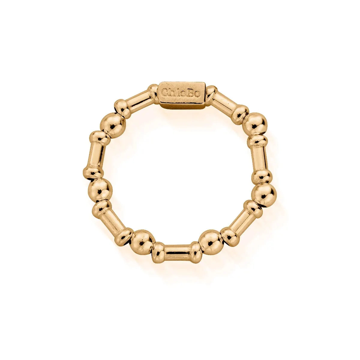 ChloBo Gold Rythm of Water Ring