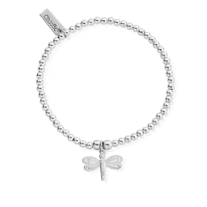 ChloBo Iconic Small Dragonfly Cute Charm Bracelet