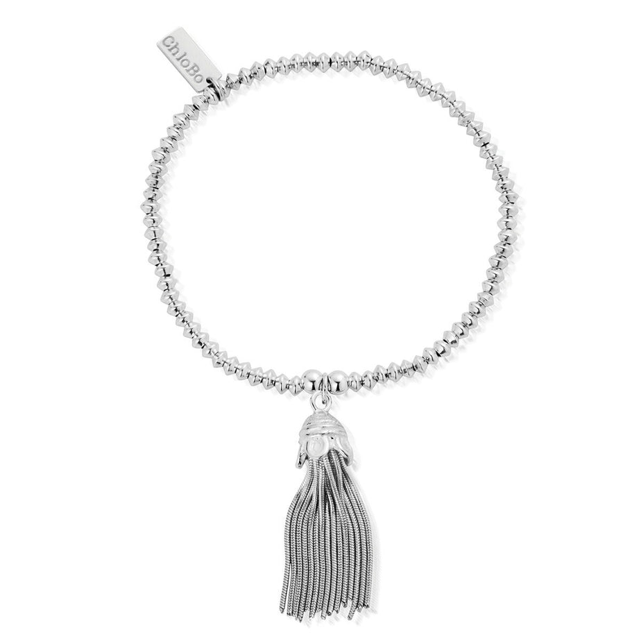 ChloBo Iconic Mini Tassel Mini Disc Bracelet