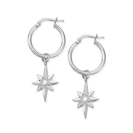 ChloBo Lucky Star Hoop Earrings